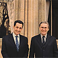 Jean jacques Guillet et Nicolas Sarkozy